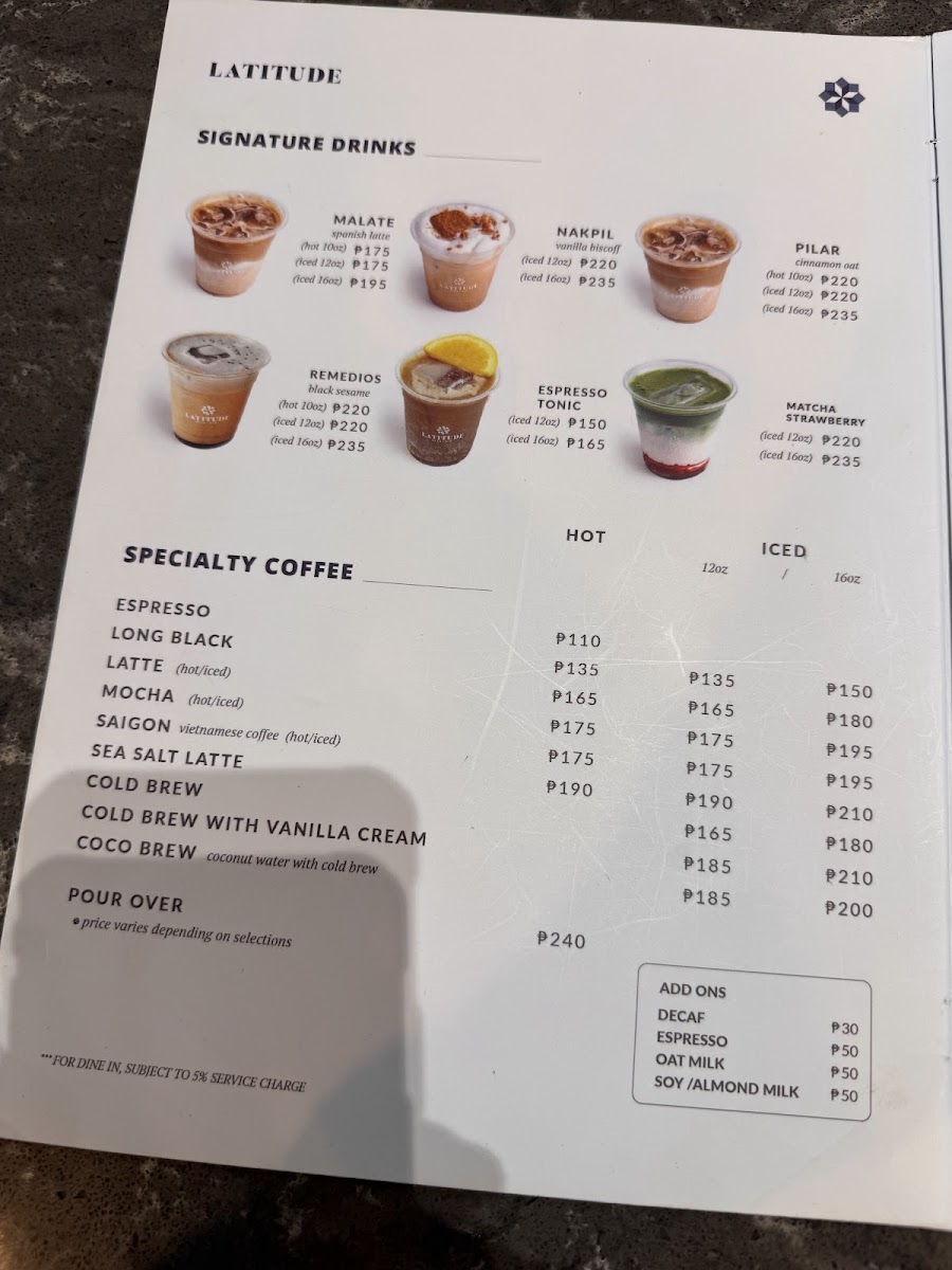 Menu Latitude Bean+Bar-9